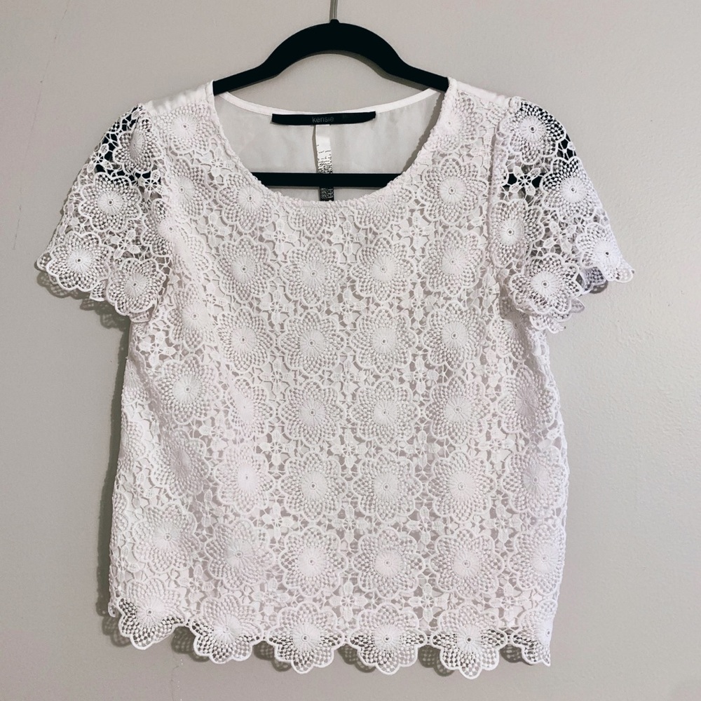 Lacey White Blouse